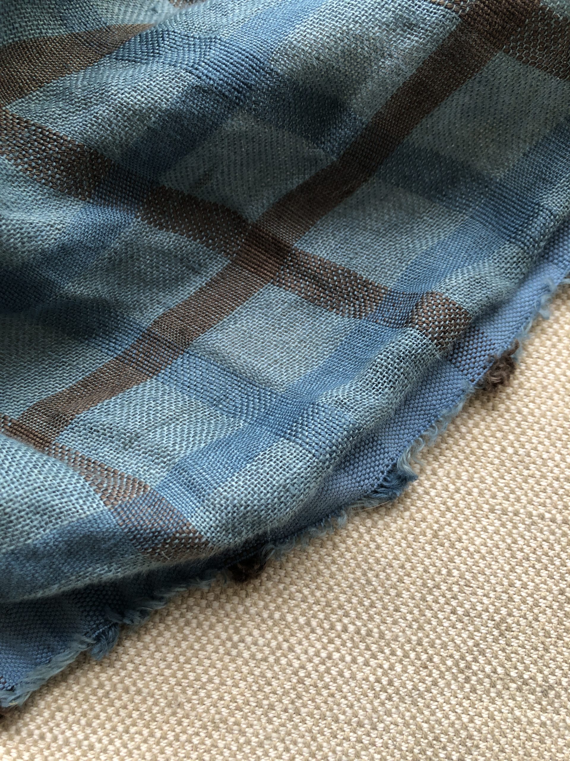 washed check linen – Simply Fabrics