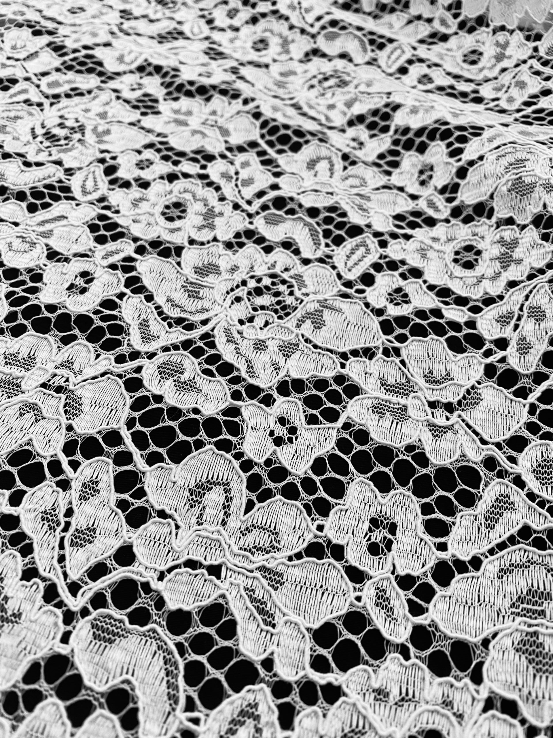 White corded lace - Simply Fabrics