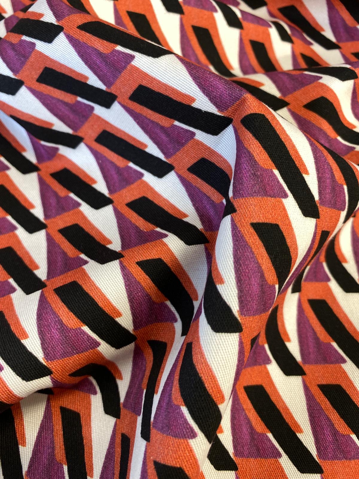 Mode cotton print purple – Simply Fabrics