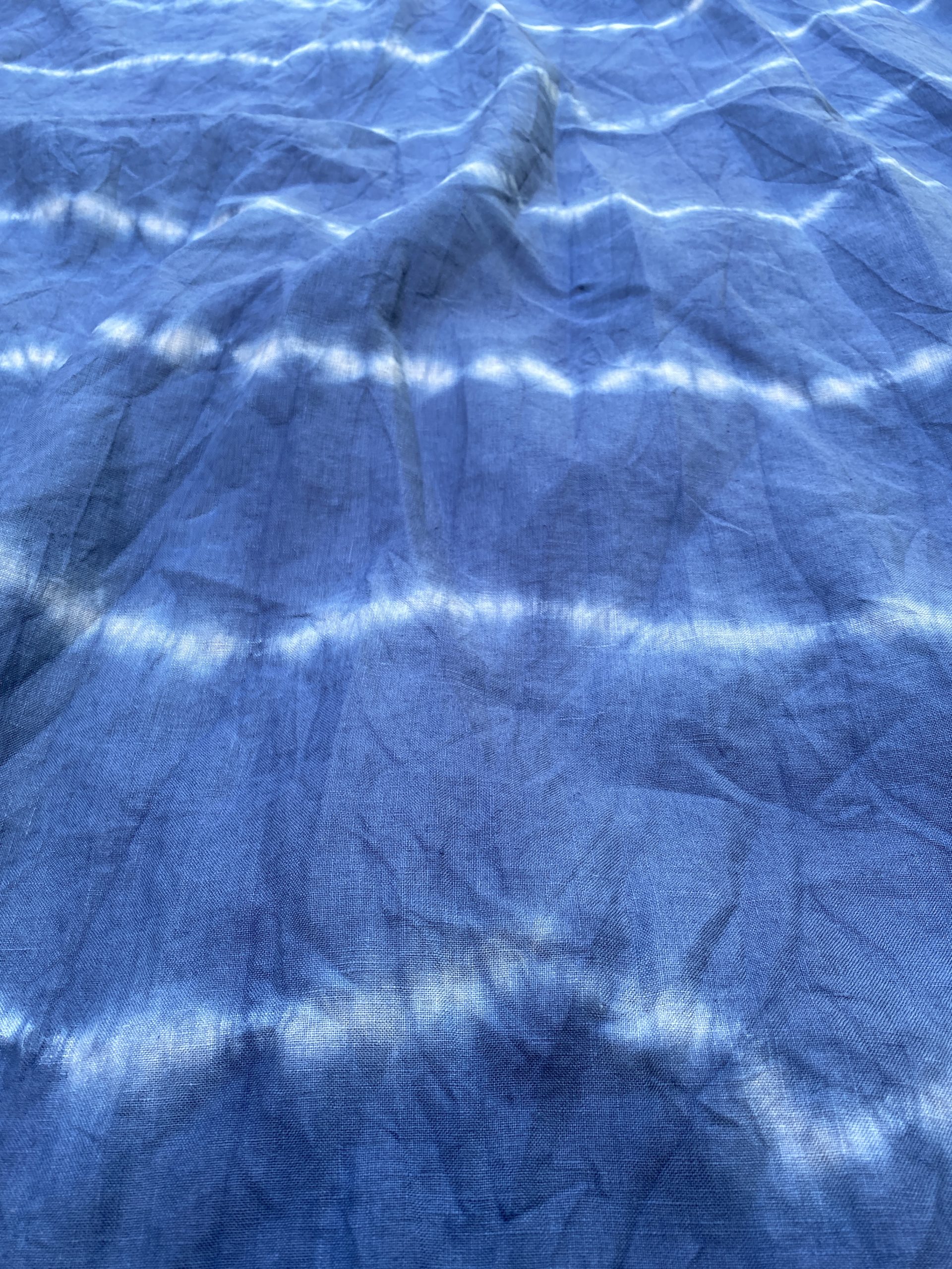 Tie dye washed linen Simply Fabrics