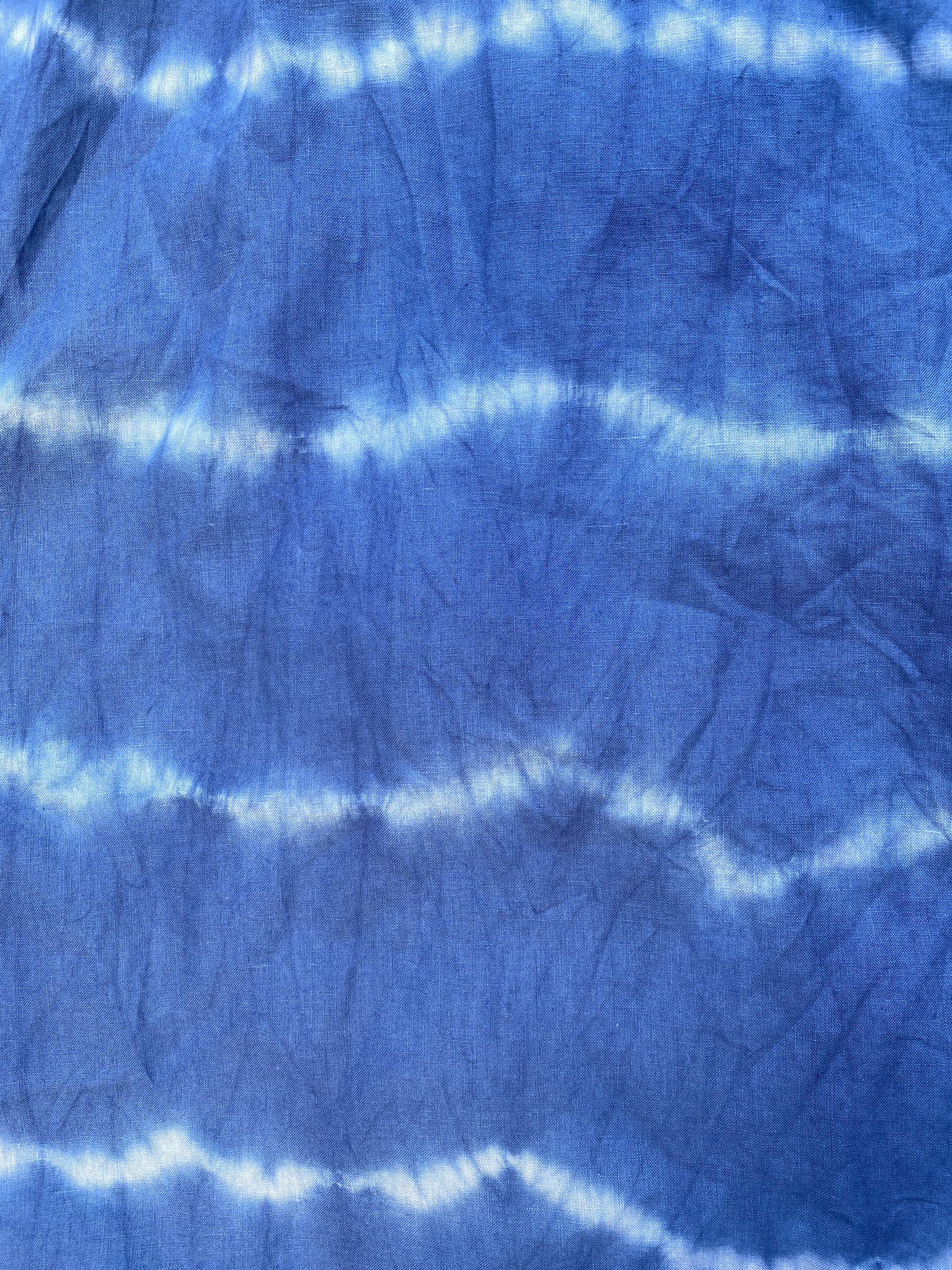 Tie dye washed linen Simply Fabrics
