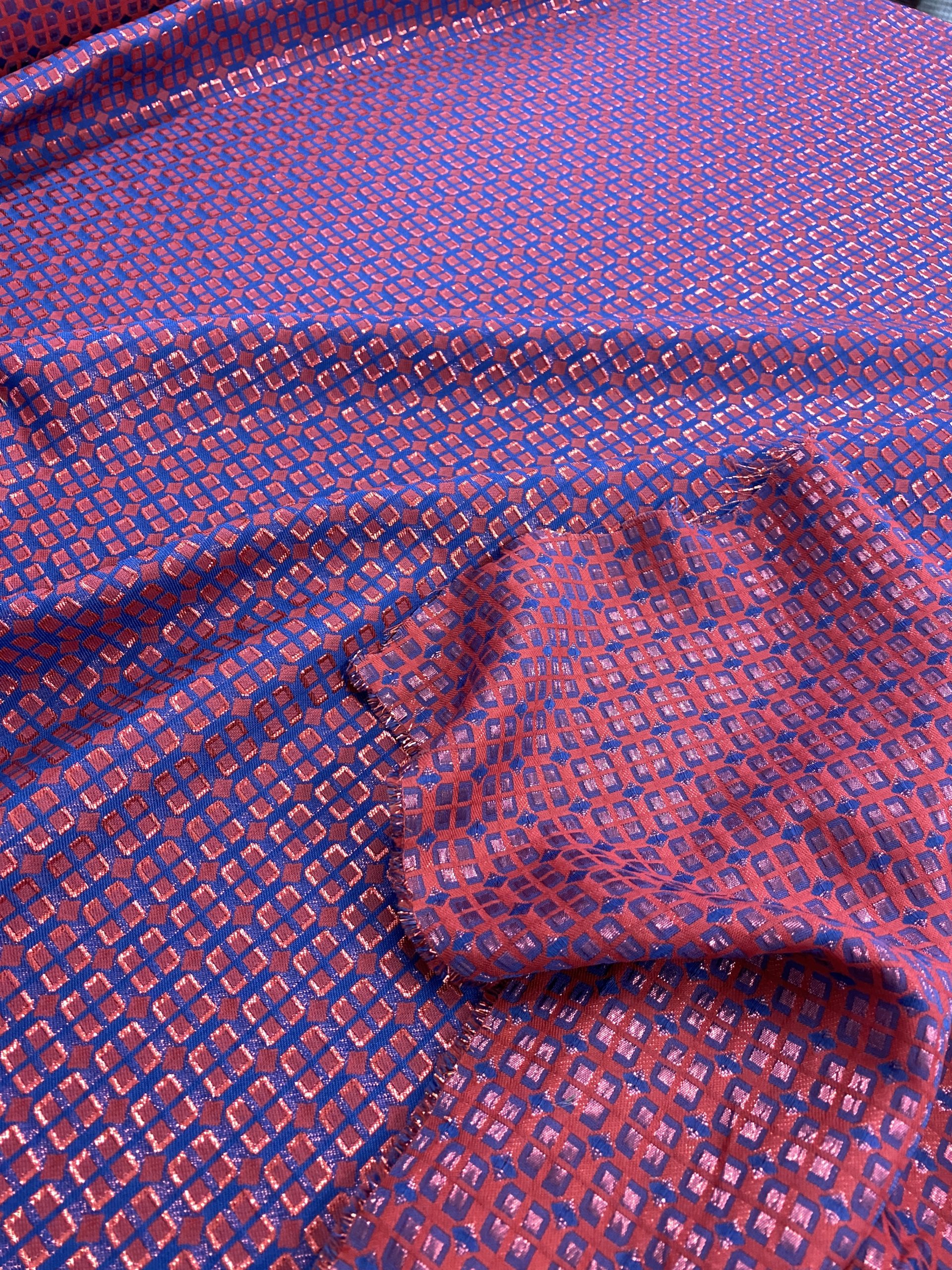 Ex designer viscose jacquard Simply Fabrics