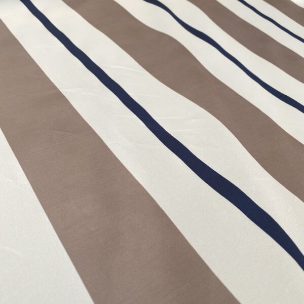 Ex designer nylon shell stripes Simply Fabrics