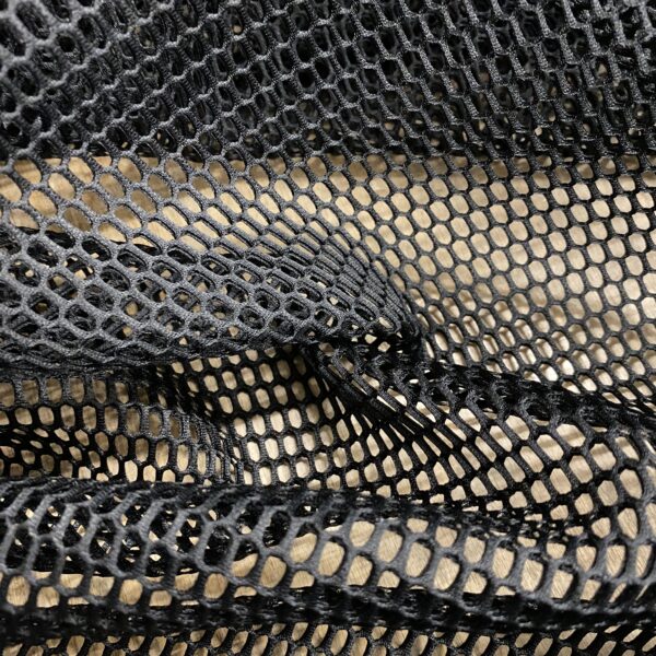 Ex designer jumbo spacer net black Simply Fabrics