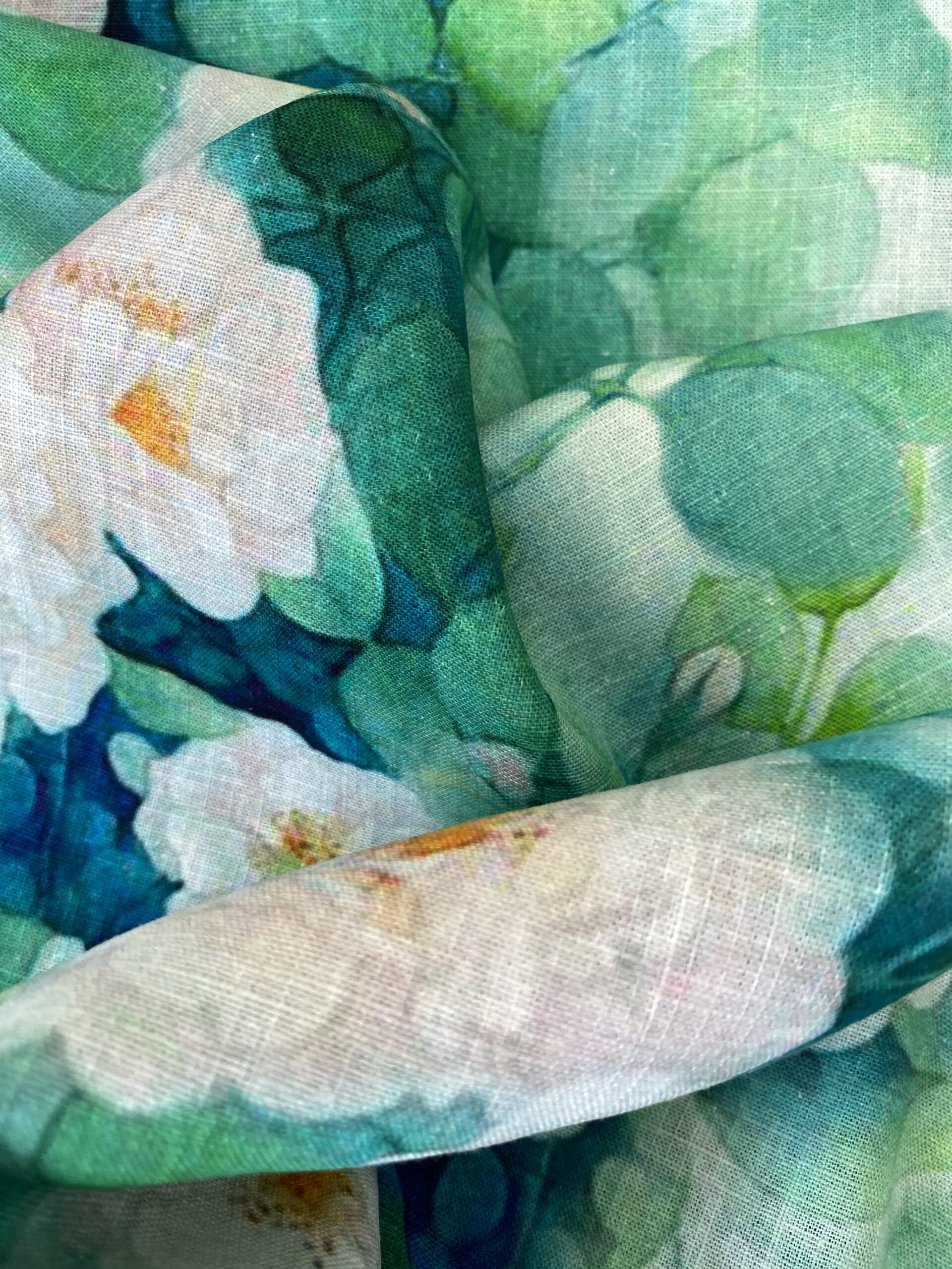 Digi bloom linen Simply Fabrics