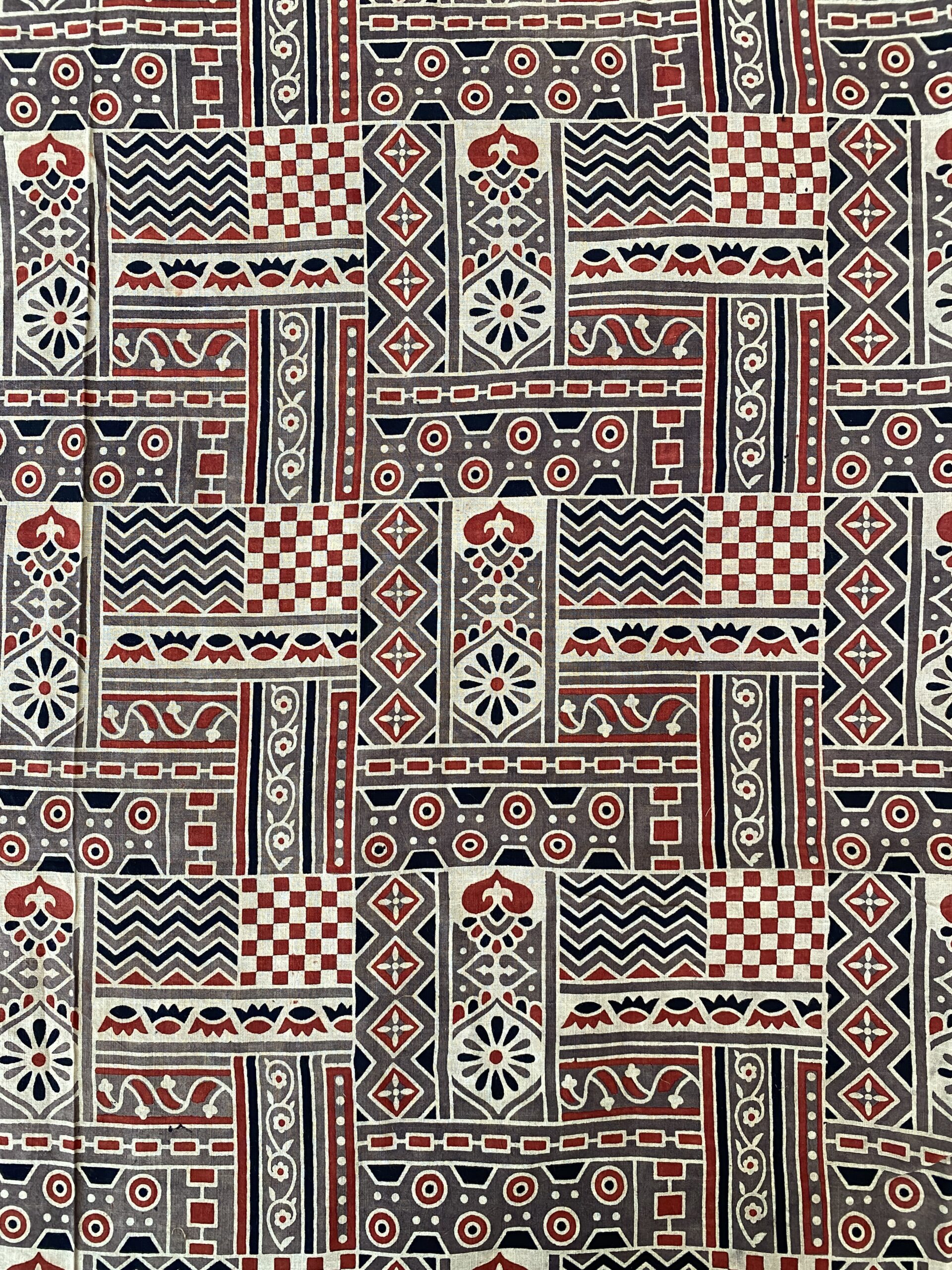 Natural dye hand block print Simply Fabrics