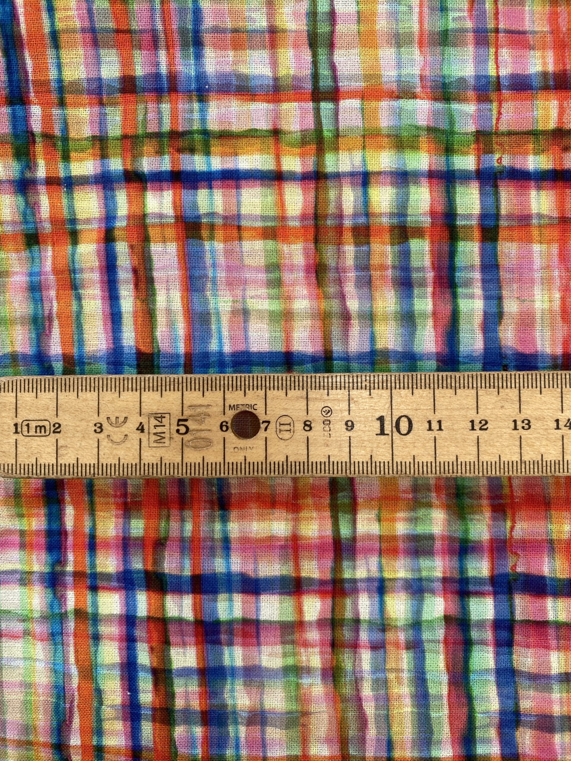 Simply fabrics watercolour check Simply Fabrics