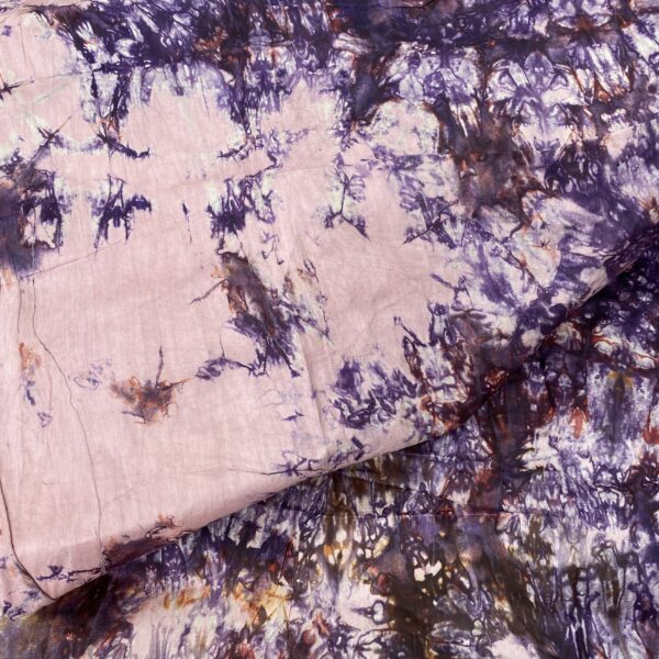 Adire cotton purple/pink - Simply Fabrics