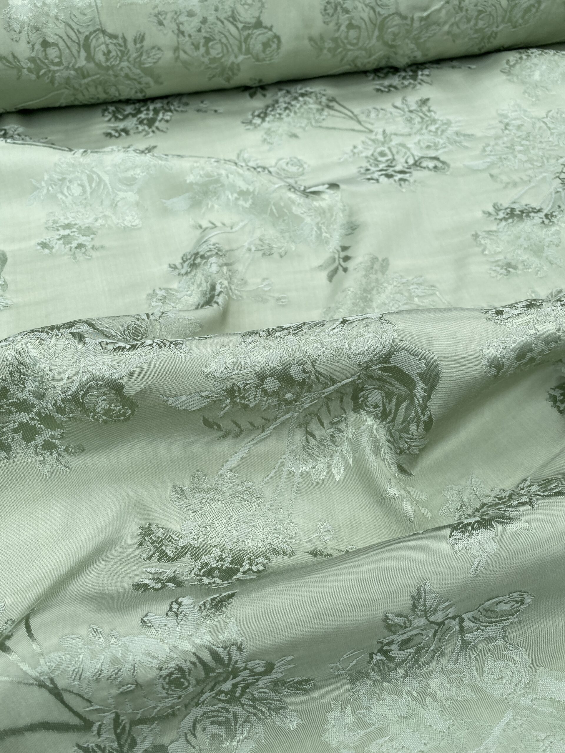 Whistler viscose Jacquard sage Simply Fabrics