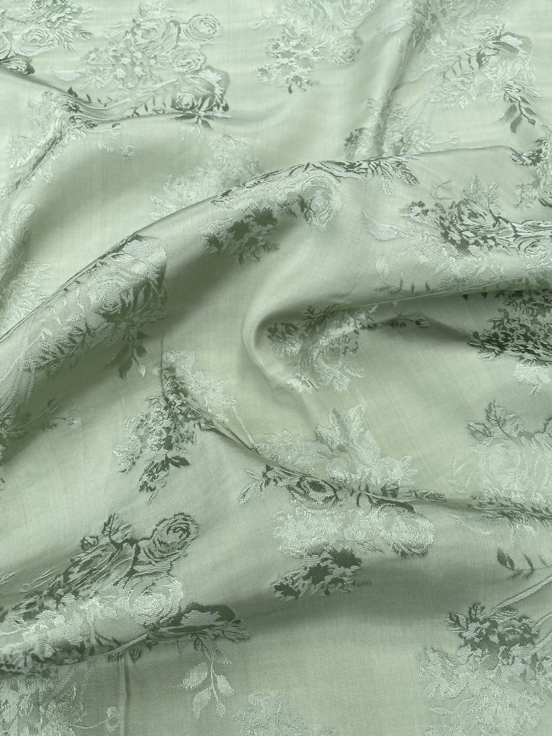 Whistler viscose Jacquard sage Simply Fabrics